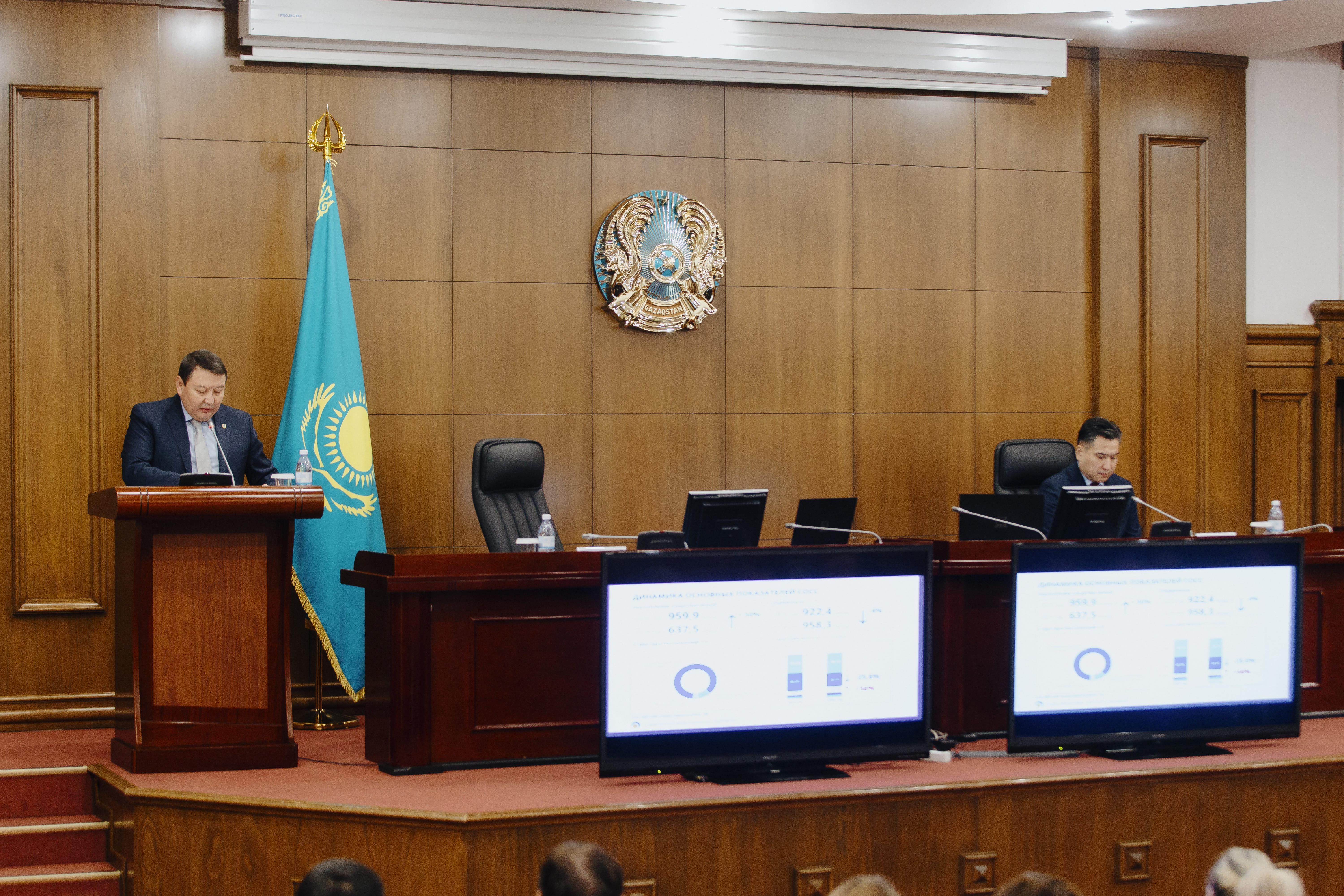 Об исполнении социальных обязательств и мерах социальной поддержки проинформировали на Коллегии МТСЗН